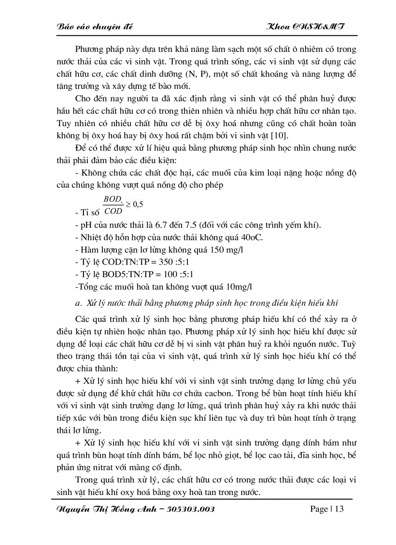 image for page Thiết kế xây dựng hệ thống xử lý nước thải sinh hoạt bằng phương pháp lọc sinh học yếm khí