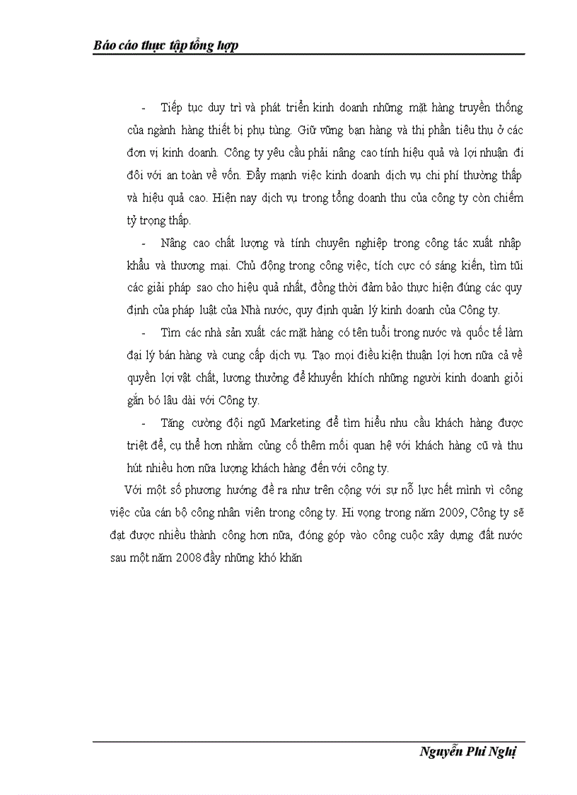 image for page Báo cáo thực tập tại Công ty Máy và Phụ tùng