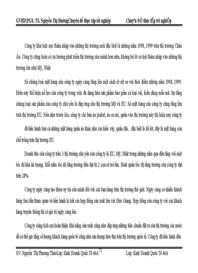 image for page Thâm nhập thị trường may mặc thế giới của công ty cổ phần may Đức Giang