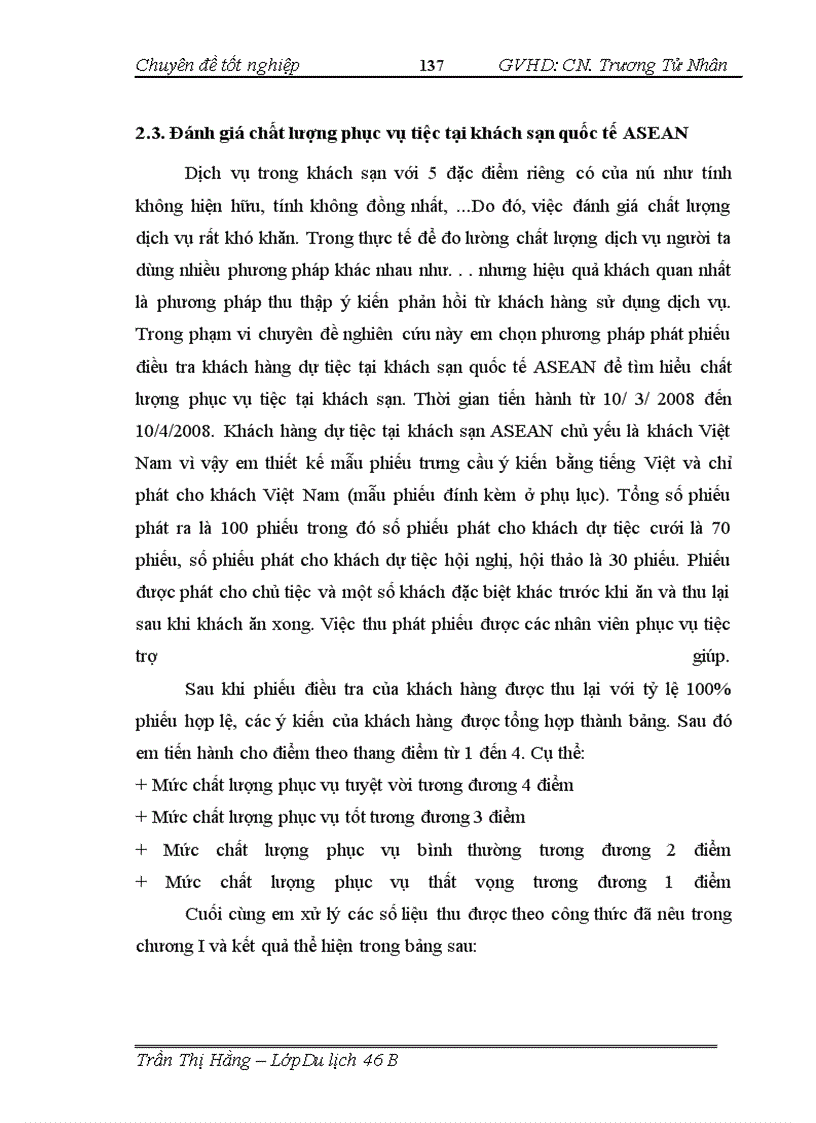 image for page Nâng cao chất lượng phục vụ tiệc tại khách sạn quốc tế ASEAN