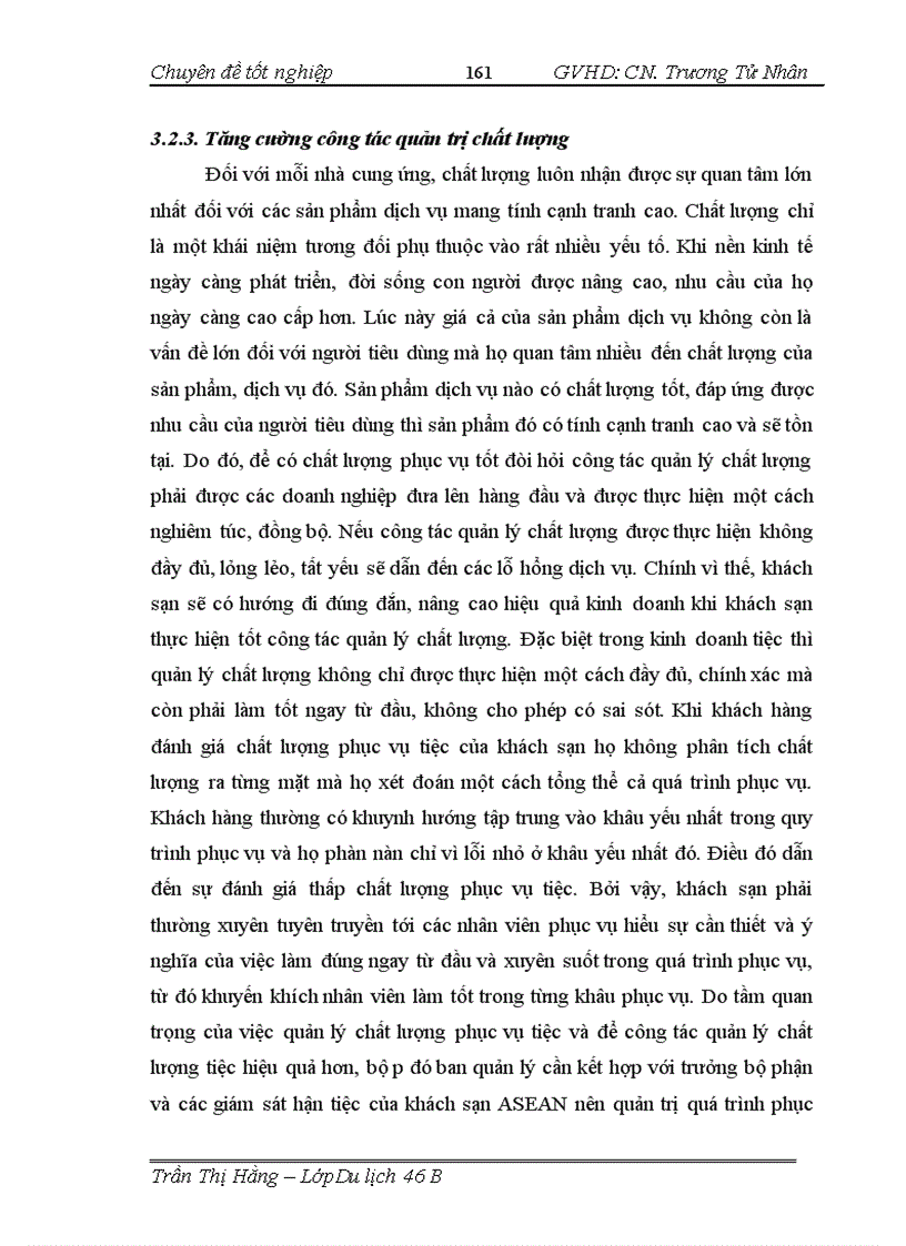 image for page Nâng cao chất lượng phục vụ tiệc tại khách sạn quốc tế ASEAN