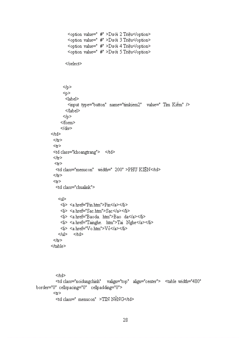 image for page Thiết kế website mua bán và giới thiệu sản phẩm điện thoại di động
