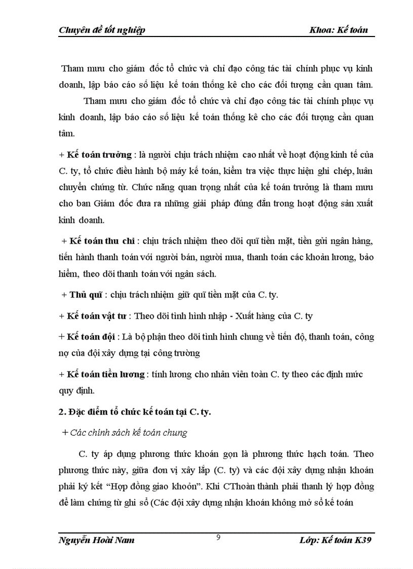 image for page Hoàn thiện kế toán nguyên vật liệu trong C.ty Cổ phần Đầu tư và xây dựng Hồng Hà số 1