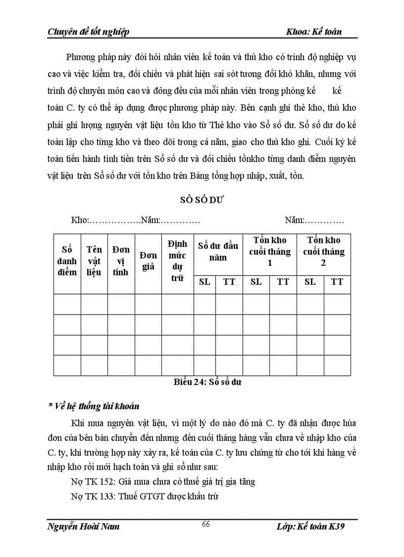 image for page Hoàn thiện kế toán nguyên vật liệu trong C.ty Cổ phần Đầu tư và xây dựng Hồng Hà số 1