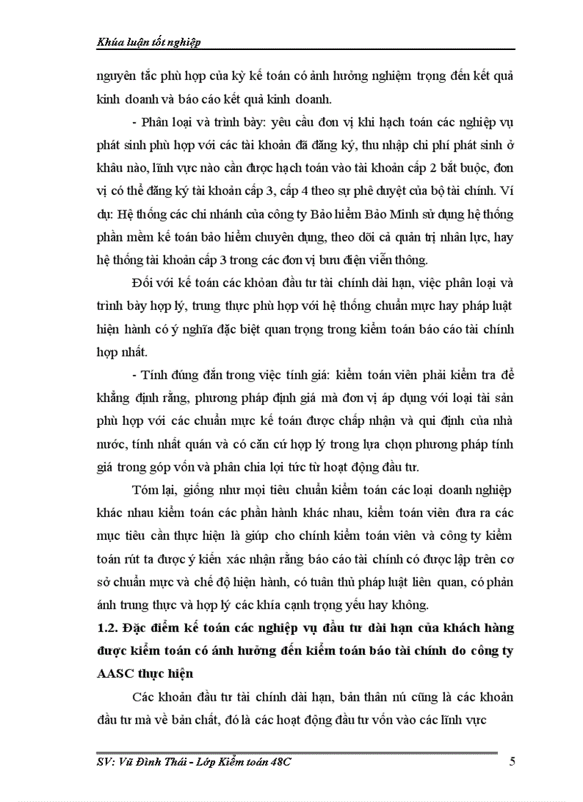 image for page Thực trạng qui trình kiểm toán khoản mục đầu tư dài hạn do công ty kiểm toán aasc thực hiện