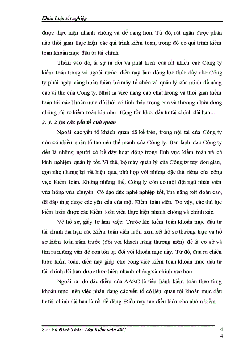image for page Thực trạng qui trình kiểm toán khoản mục đầu tư dài hạn do công ty kiểm toán aasc thực hiện