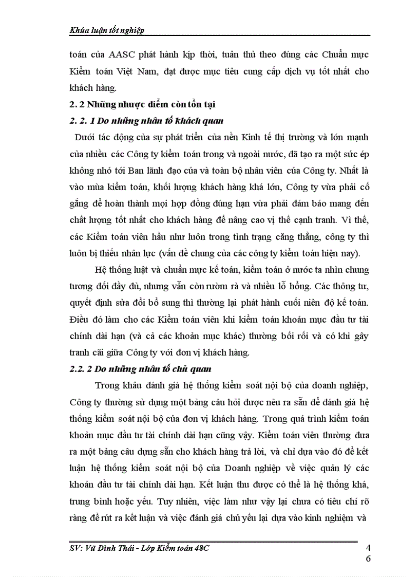 image for page Thực trạng qui trình kiểm toán khoản mục đầu tư dài hạn do công ty kiểm toán aasc thực hiện