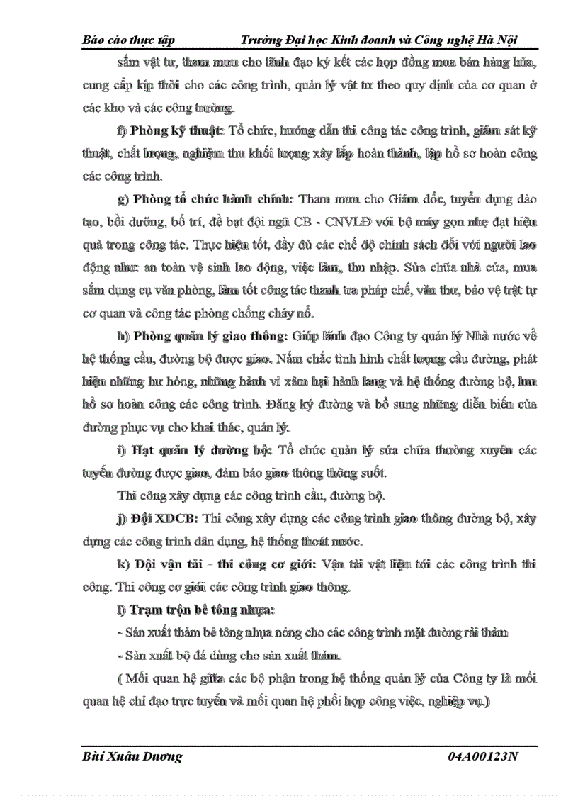 image for page Tình hình tổ chức bộ máy kế toán và tổ chức công tác kế toán tại Công ty TNHH Một thành viên Quản lý đường bộ Thái Bình.