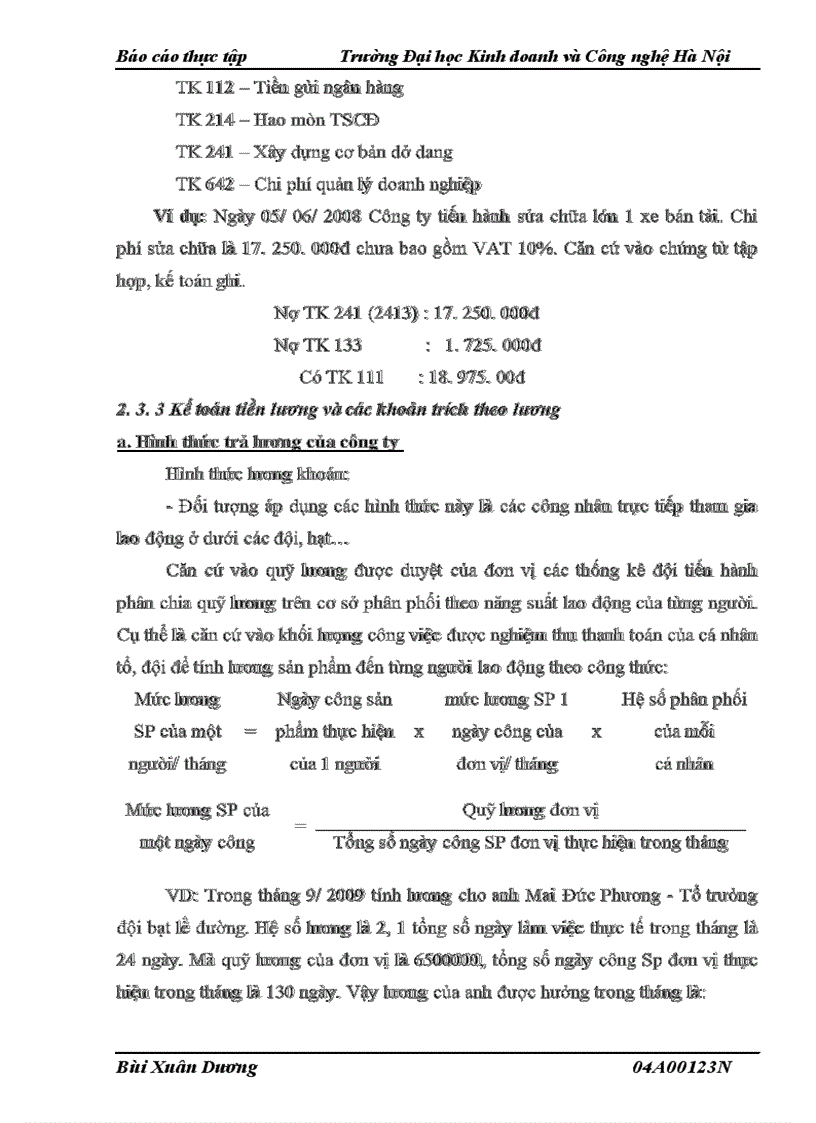 image for page Tình hình tổ chức bộ máy kế toán và tổ chức công tác kế toán tại Công ty TNHH Một thành viên Quản lý đường bộ Thái Bình.