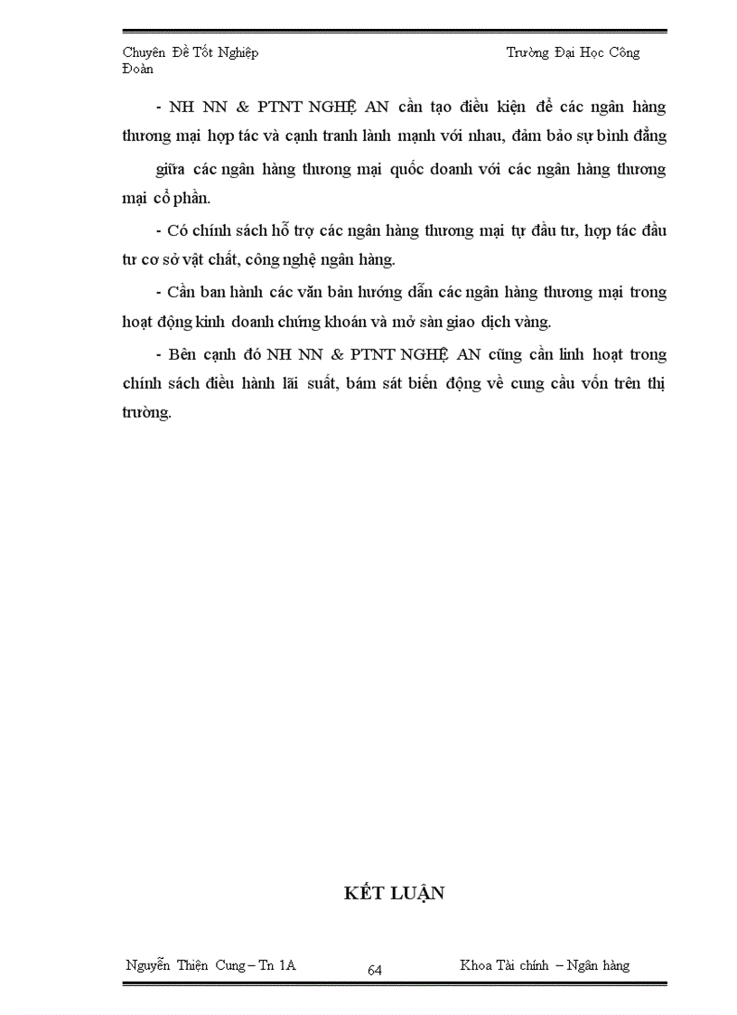 image for page Giải pháp nâng cao hiệu quả công tác huy động vốn tại ngân hàng NN&PTNT Nghệ An