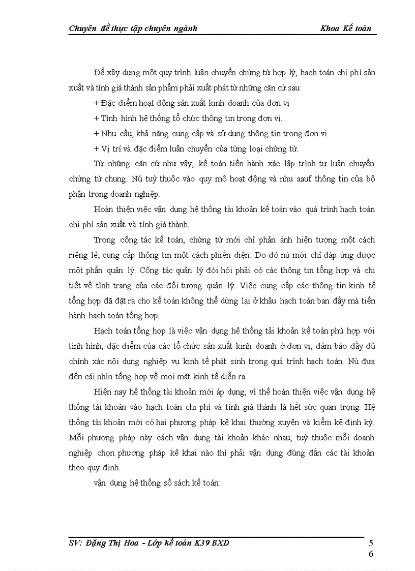 image for page Hoàn thiện hạch toán chi phí sản xuất và tính giá thành sản phẩm xây lắp tại Công ty Cổ phần thương mại xây dựng Thăng Bình