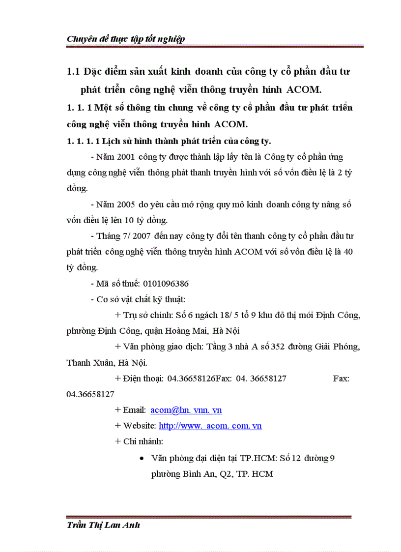 image for page Hoàn thiện kế toán nguyên vật liệu, công cụ dụng cụ tại công ty cổ phần đầu tư phát triển công nghệ viễn thông truyền hình ACOM