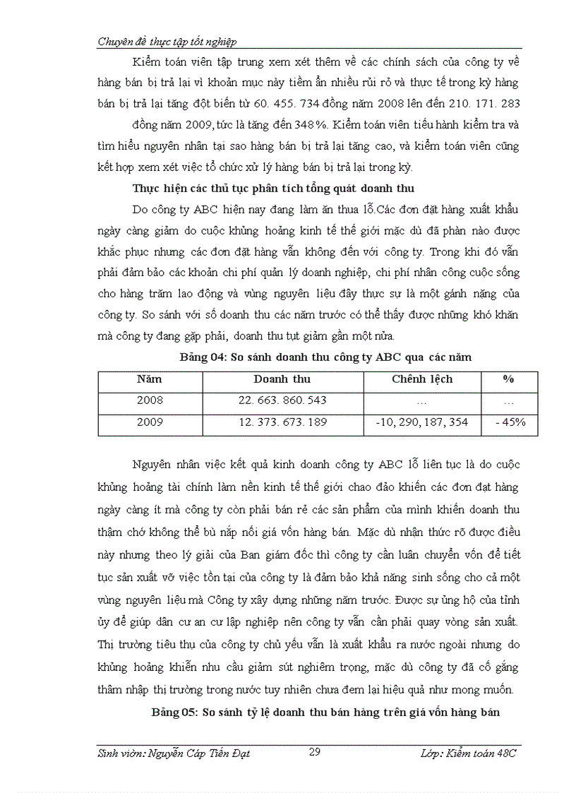 image for page Hoàn thiện kiểm toán khoản mục doanh thu trong kiểm toán Báo cáo tài chính do Công ty Kiểm toán và Tư vấn Tài chính IFC-ACA