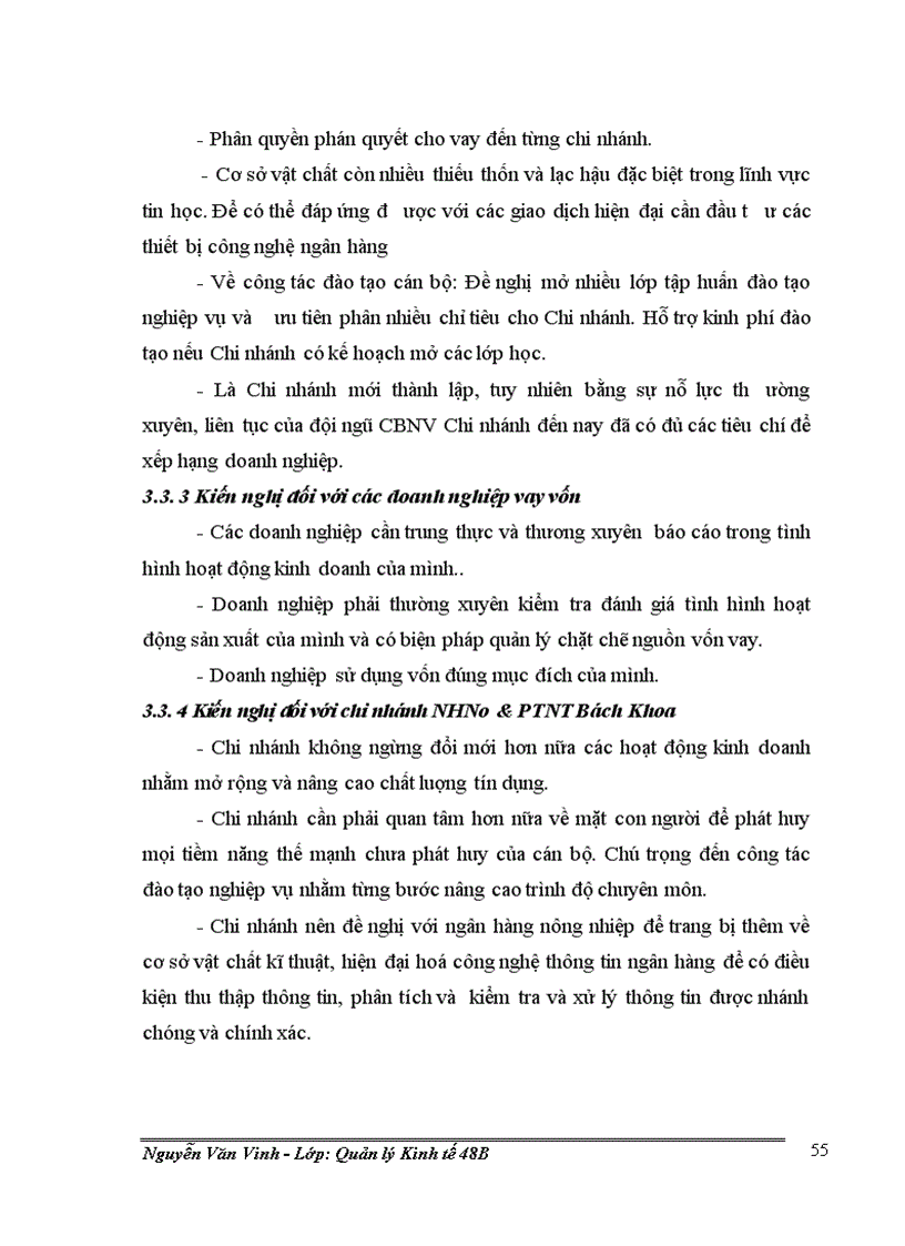 image for page Nâng cao chất lượng tín dụng trung và dài hạn tại chi nhánh NHNo&PTNT Bách Khoa