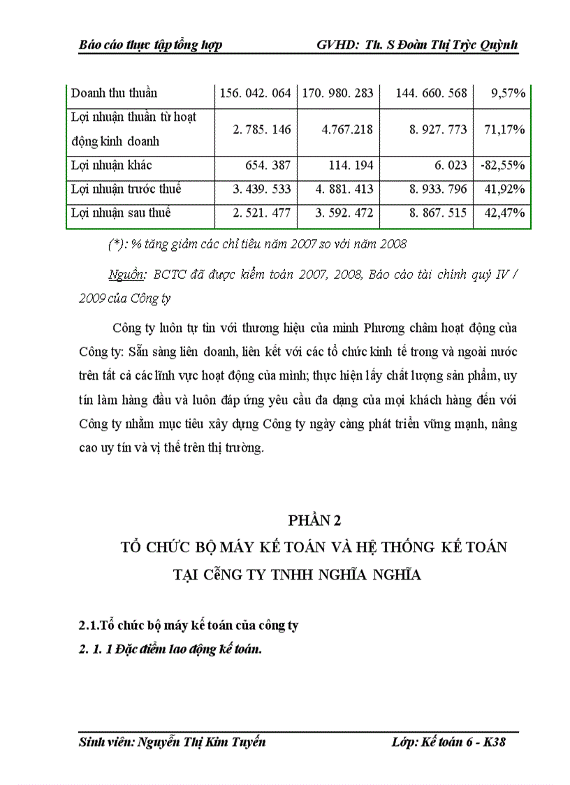 image for page Tổ chức bộ máy kế toán và hệ thống kế toán tại công ty tnhh nghĩa nghĩa