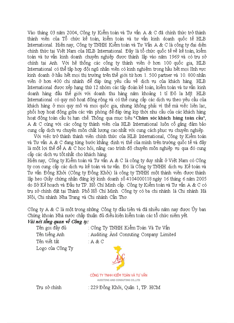 image for page Tìm hiểu thực tế kiểm toán tại Công ty Trách nhiệm hữu hạn Kiểm toán và Tư vấn- Chi nhánh tại Hà Nội.