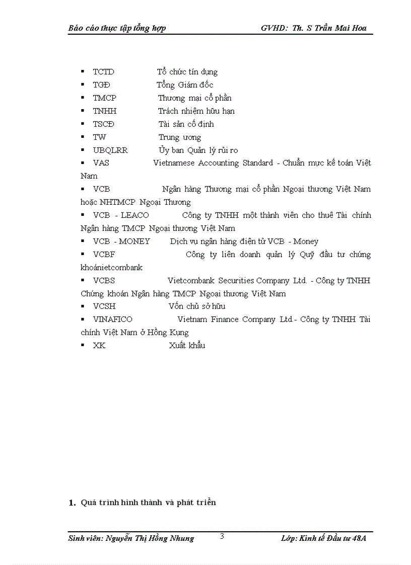 image for page Tình hình hoạt động kinh doanh và quản lý hoạt động đầu tư của nhtmcp ngoại thương việt nam