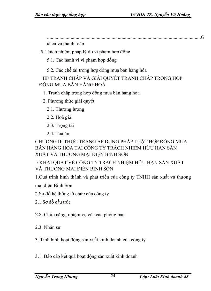 image for page Thực trạng áp dụng pháp luật hợp đồng mua bán hàng hóa tại công ty trách nhiệm hữu hạn sản xuất và thương mại điện bình sơn