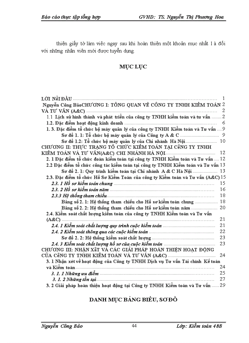image for page Đặc điểm tổ chức kiểm toán của Công ty TNHH Kiểm toán và Tư vấn