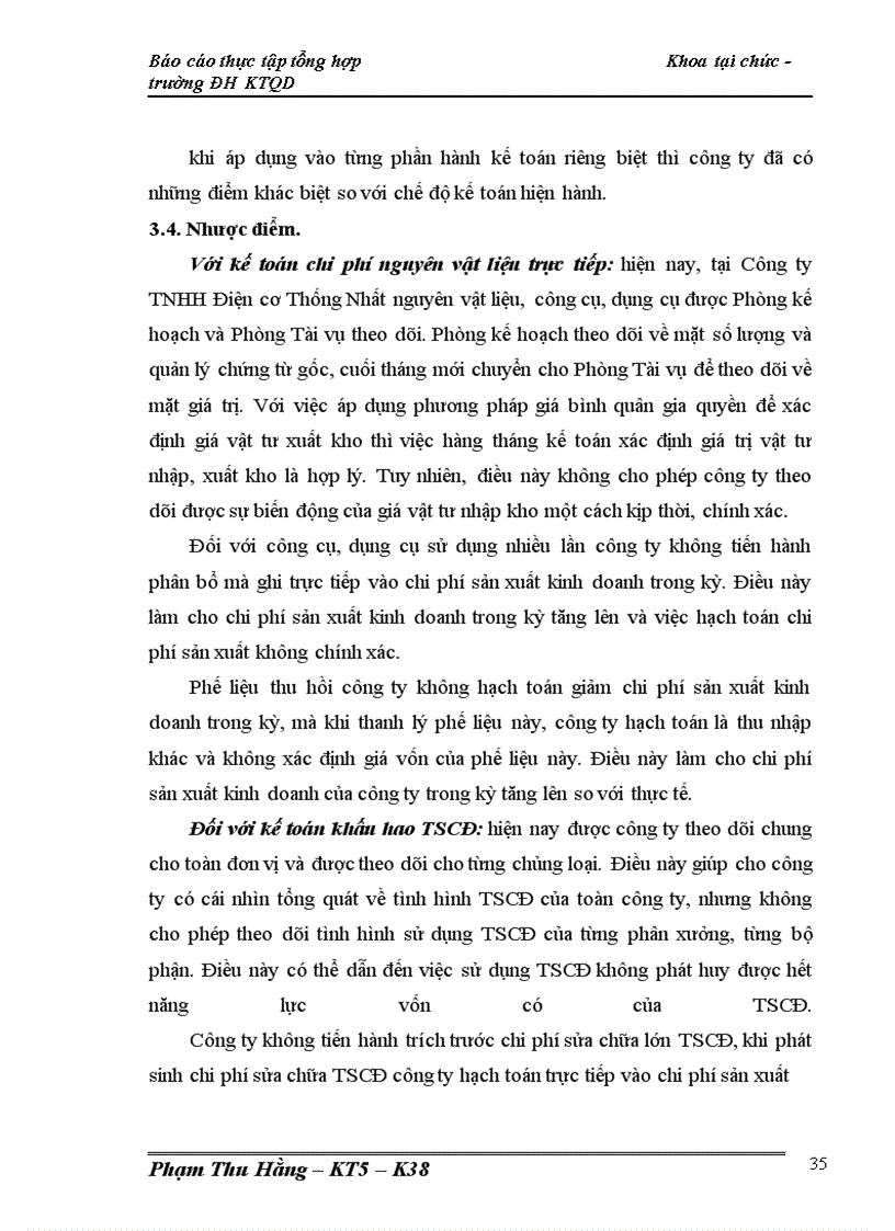 image for page Thực trạng về kế toán và tổ chức, hoạt động sản xuất kinh doanh của công ty TNHH nhà nước một thành viên Điện Cơ Thống Nhất