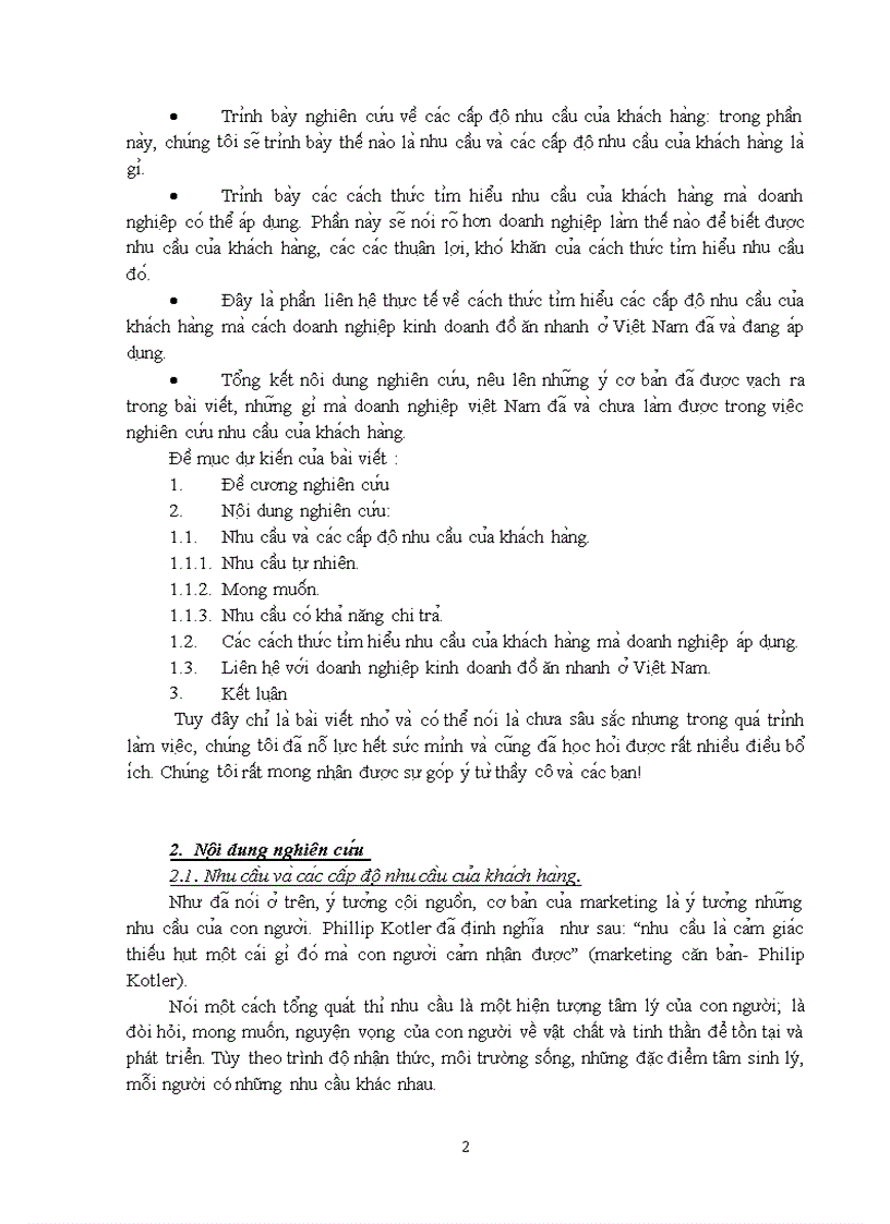 image for page Các cấp độ nhu cầu và cách thức tìm hiểu nhu cầu của khách hàng mà doanh nghiệp có thể áp dụng