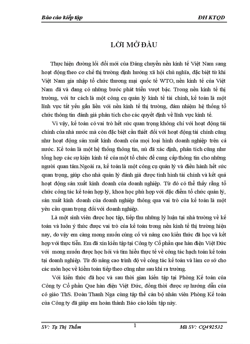 image for page Tổ chức bộ máy kế toán và hệ thống kế toán tại công ty cổ phần que hàn điện việt đức