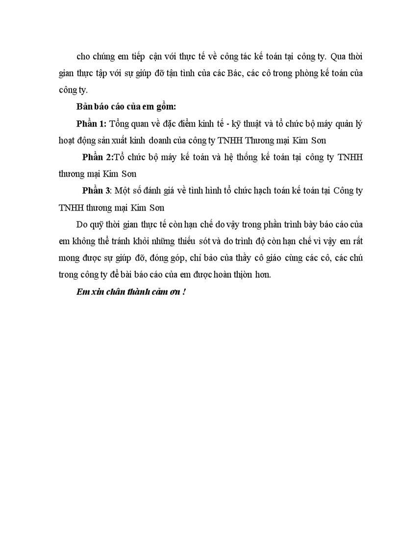 image for page Tổ chức bộ máy kế toán và hệ thống kế toán tại công ty TNHH thương mại Kim Sơn