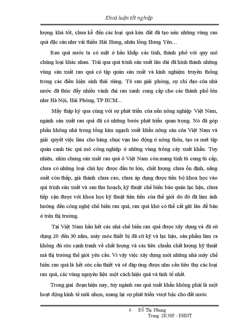 image for page Thực trạng xuất khẩu rau quả của Việt Nam trong những năm qua