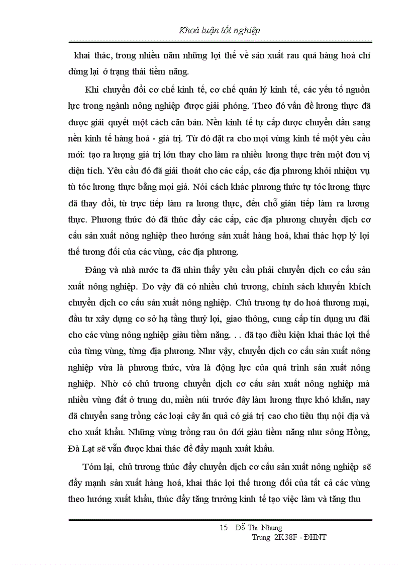 image for page Thực trạng xuất khẩu rau quả của Việt Nam trong những năm qua