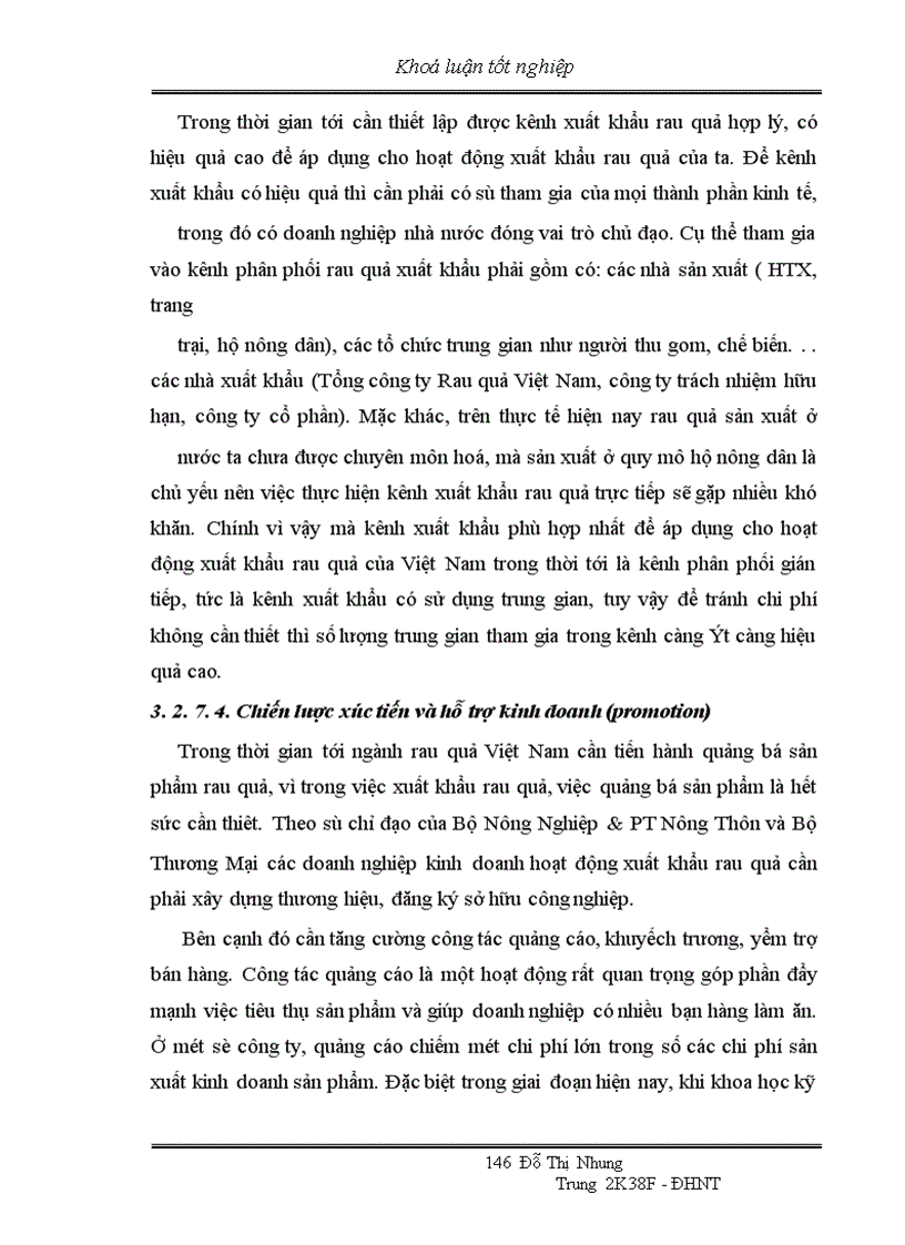 image for page Thực trạng xuất khẩu rau quả của Việt Nam trong những năm qua