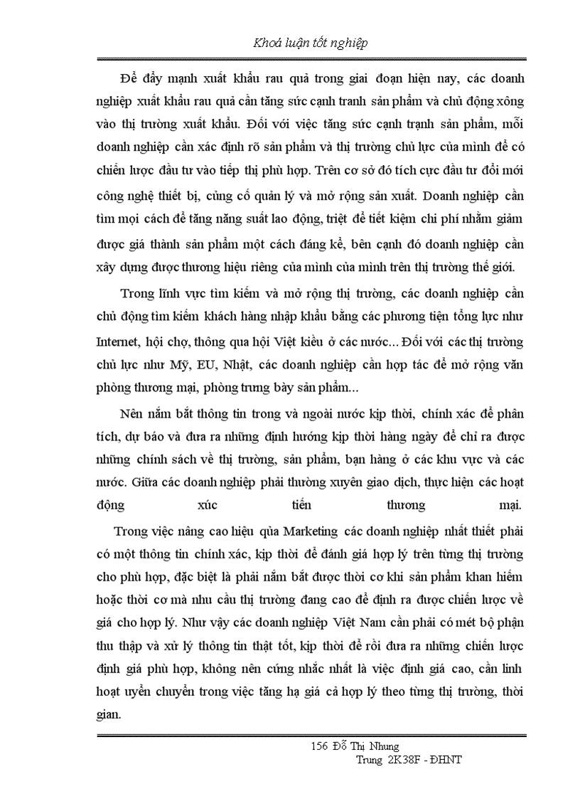 image for page Thực trạng xuất khẩu rau quả của Việt Nam trong những năm qua