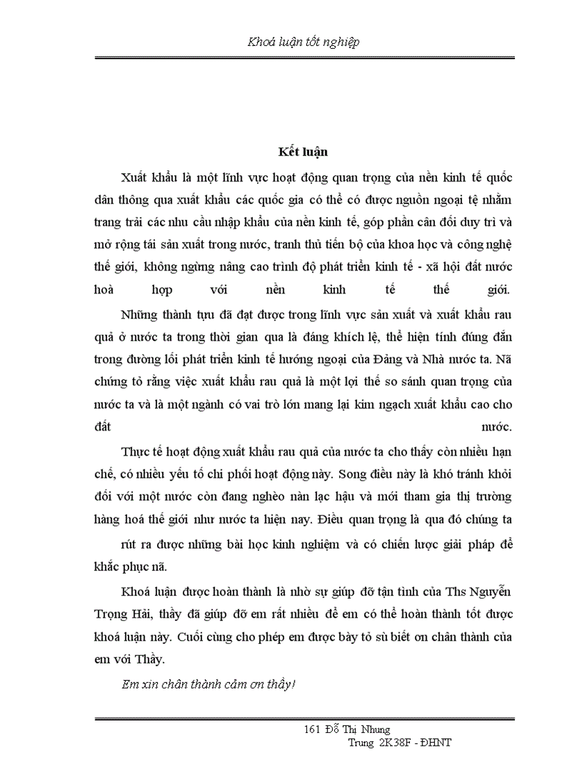 image for page Thực trạng xuất khẩu rau quả của Việt Nam trong những năm qua