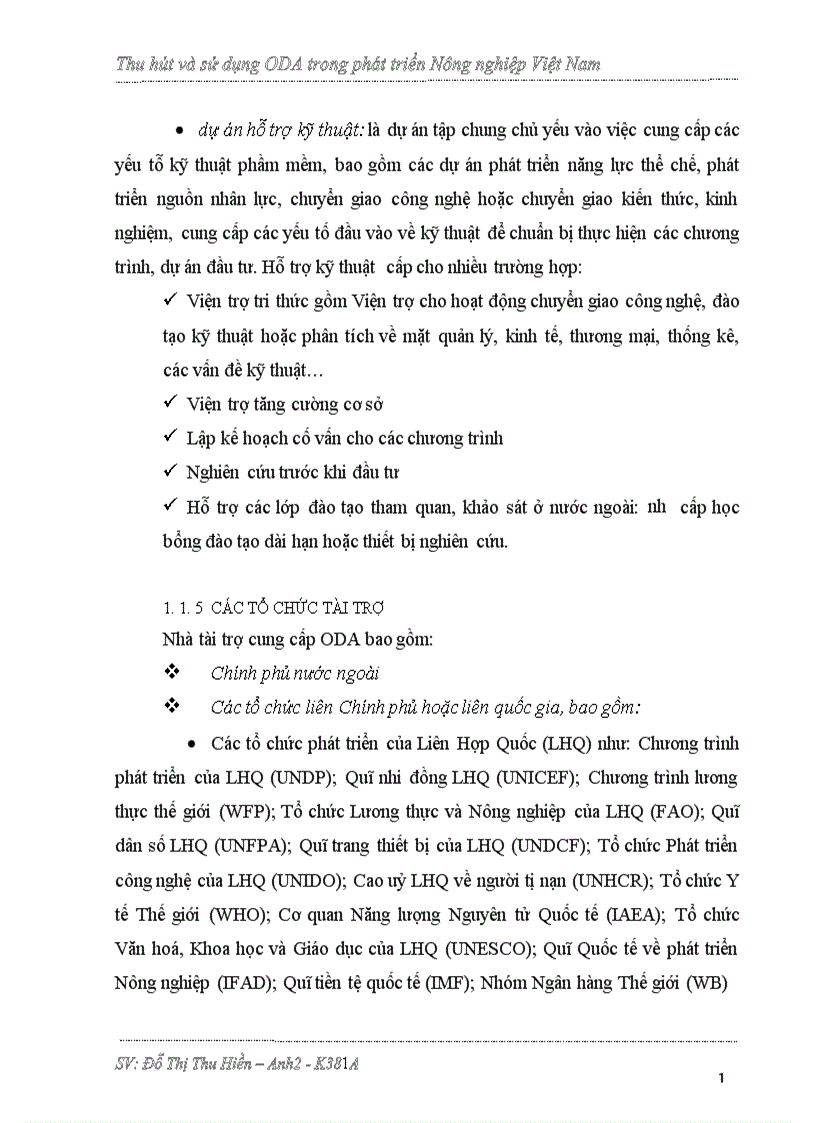 image for page Thu hút và sử dụng nguồn vốn hỗ trợ chính thức trong phát triển Nông nghiệp Việt Nam