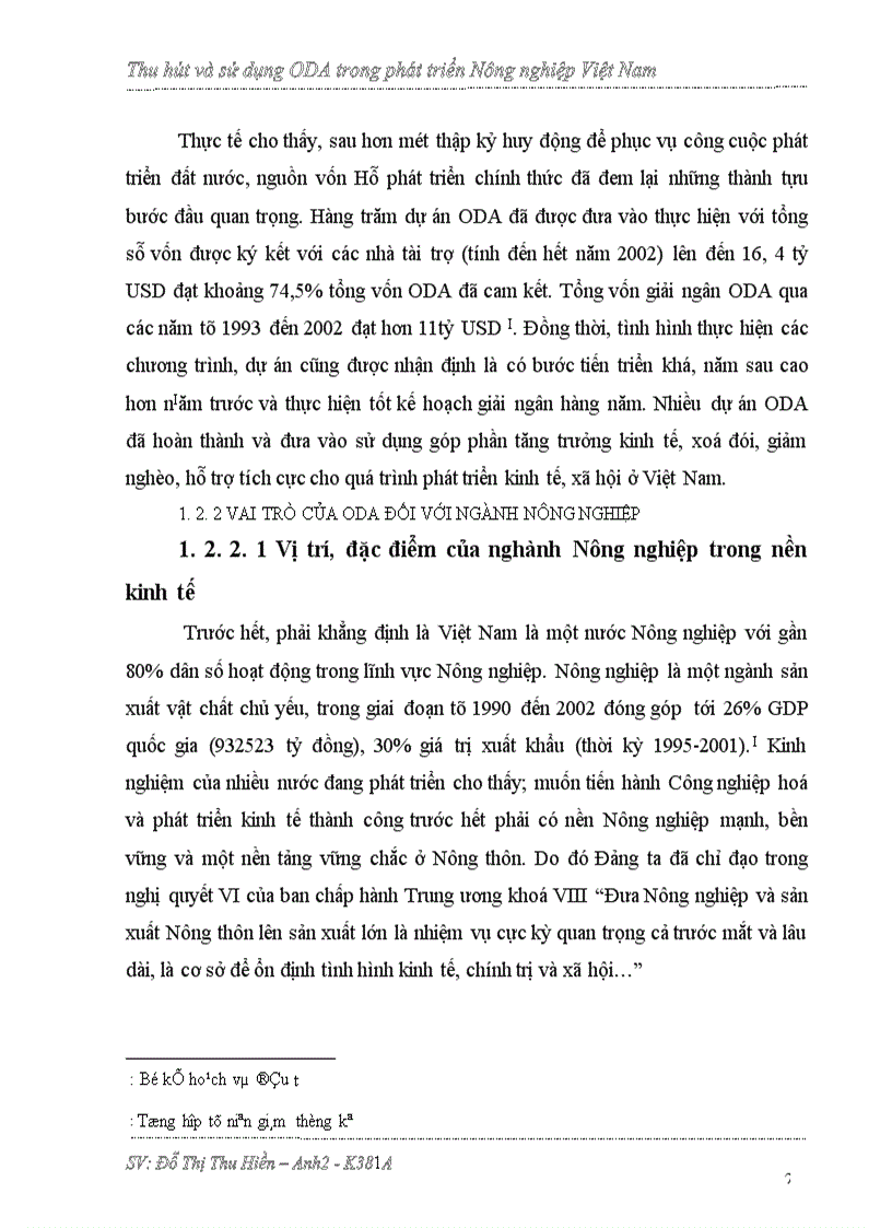 image for page Thu hút và sử dụng nguồn vốn hỗ trợ chính thức trong phát triển Nông nghiệp Việt Nam