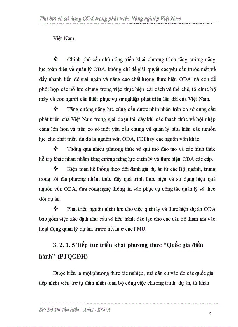 image for page Thu hút và sử dụng nguồn vốn hỗ trợ chính thức trong phát triển Nông nghiệp Việt Nam