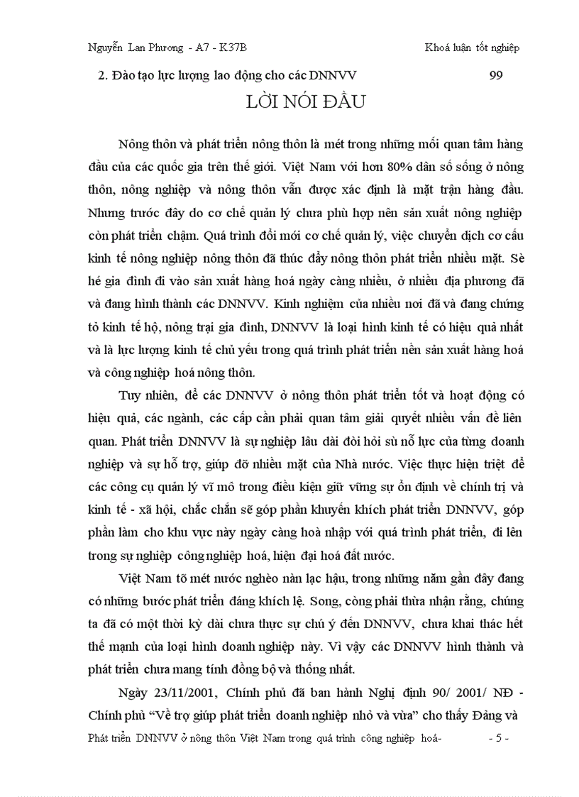 image for page Phát triển doanh nghiệp vừa và nhỏ ở nông thôn Việt Nam trong quá trình công nghiệp hoá