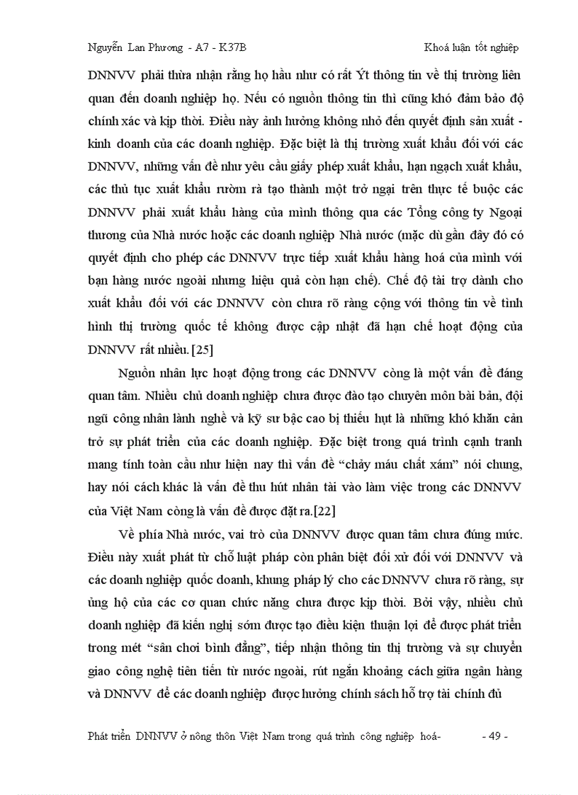 image for page Phát triển doanh nghiệp vừa và nhỏ ở nông thôn Việt Nam trong quá trình công nghiệp hoá