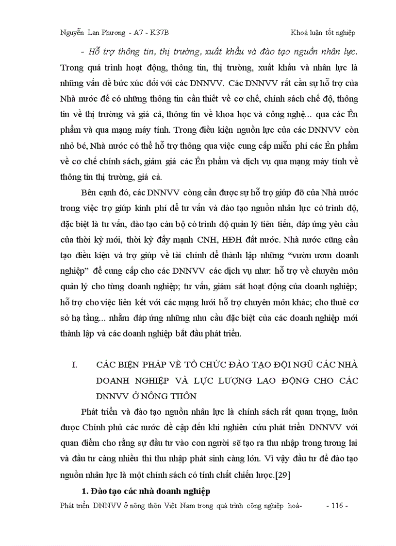 image for page Phát triển doanh nghiệp vừa và nhỏ ở nông thôn Việt Nam trong quá trình công nghiệp hoá