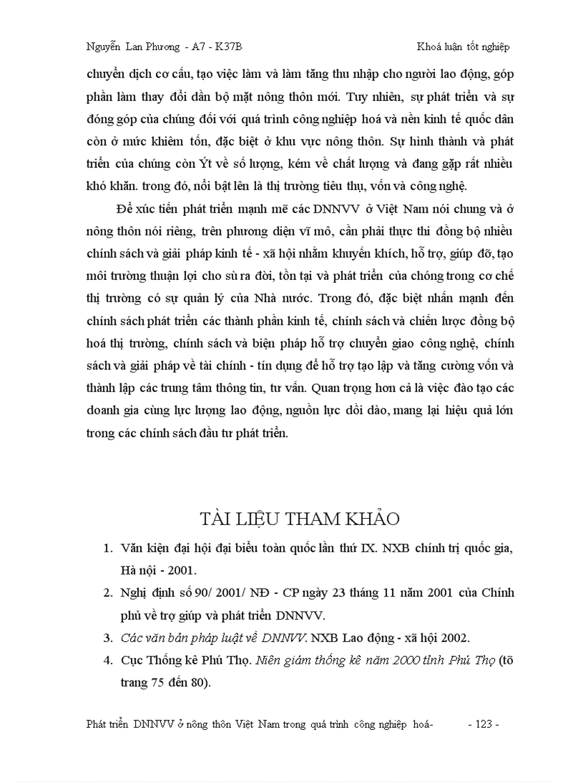 image for page Phát triển doanh nghiệp vừa và nhỏ ở nông thôn Việt Nam trong quá trình công nghiệp hoá