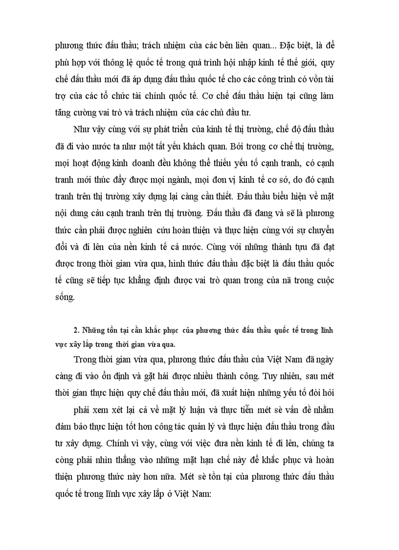 image for page Đấu thầu quốc tế trong xây lắp ở Việt Nam thực trạng và giải pháp nâng cao hiệu quả