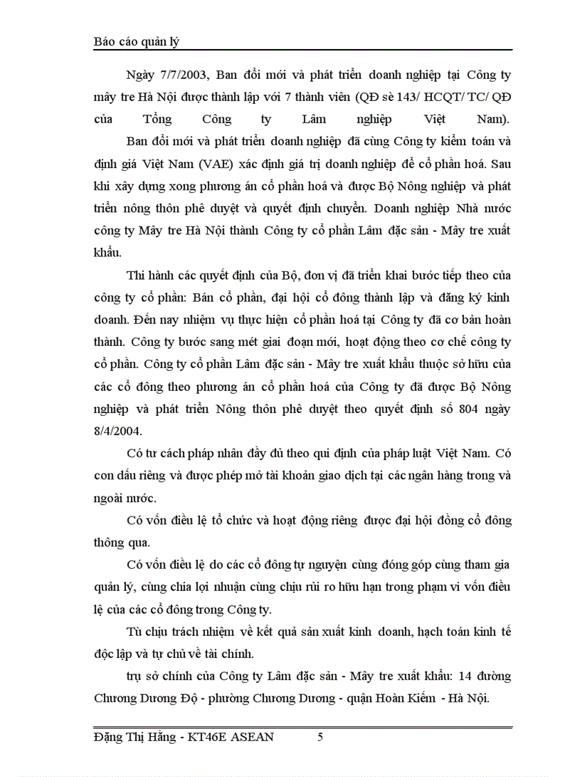 image for page Quản lý và hiệu quả sử dụng vốn lưu động ở Công ty CP Lâm đặc sản - Mây tre xuất khẩu