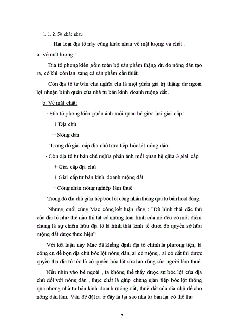 image for page Địa tô của CácMac và sự vận dụng vào chính sách đất đai ở Việt Nam hiện nay