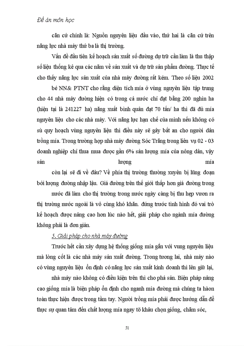 image for page Kế hoạch sản xuất và dự trữ trong doanh nghiệp sản xuất đường