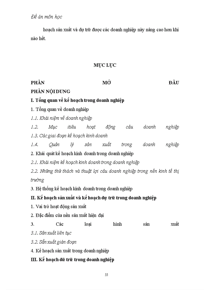 image for page Kế hoạch sản xuất và dự trữ trong doanh nghiệp sản xuất đường