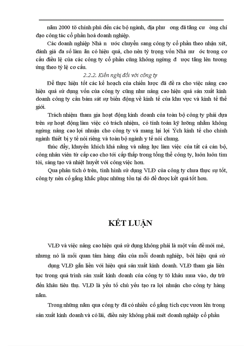 image for page Một số giải pháp nhằm nâng cao hiệu quả sử dụng vốn lưu động tại Công ty cổ phần thiết bị, dược phẩm và dịch vụ y tế Nam Định