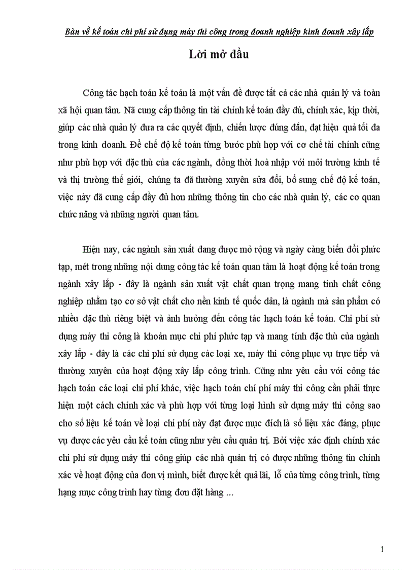 image for page Bàn về kế toán chi phí sử dụng máy thi công trong các doanh nghiệp kinh doanh xây lắp ở Việt Nam theo chế độ kế toán hiện hành
