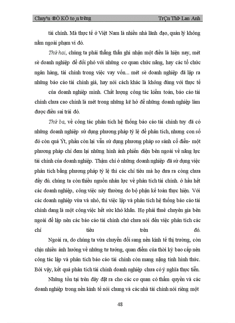 image for page Hoàn thiện việc lập và phân tích hệ thống báo cáo tài chính ở các doanh nghiệp Việt Nam
