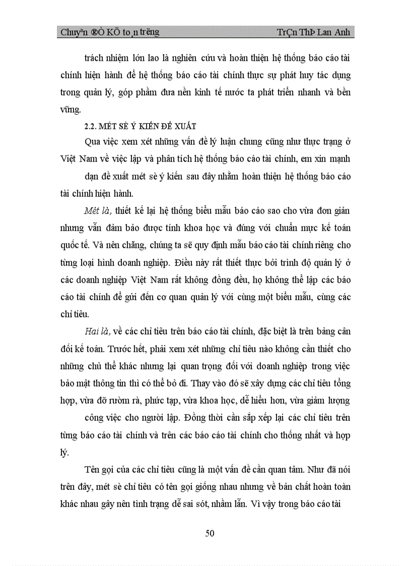image for page Hoàn thiện việc lập và phân tích hệ thống báo cáo tài chính ở các doanh nghiệp Việt Nam