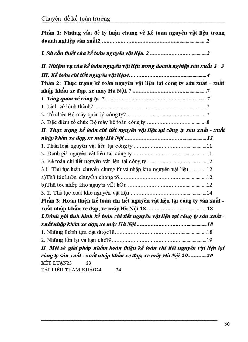 image for page Kế toán chi tiết nguyên vật liệu tại công ty sản xuất-xuất nhập khẩu xe đạp, xe máy Hà Nội