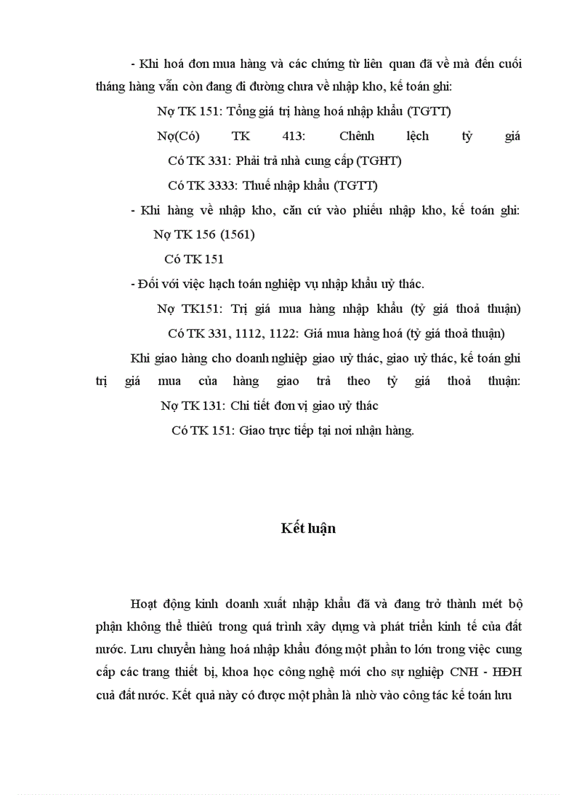 image for page Hoàn thiện tổ chức kế toán lưu chuyển hàng hoá nhập khẩu tại công ty Thương mại và Xây dựng Hà Nội (Vietracimex-I)
